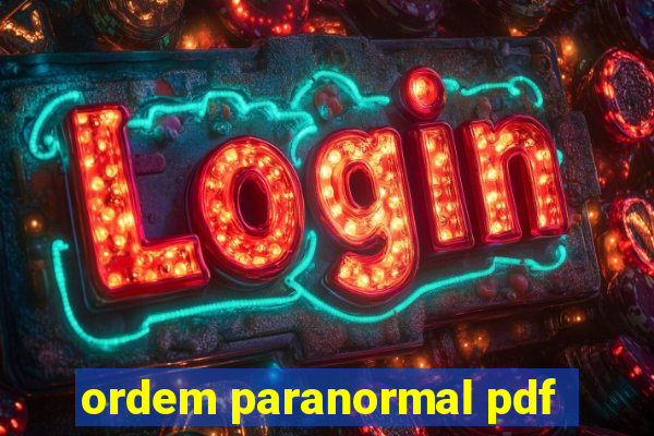 ordem paranormal pdf